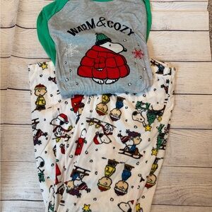 Men's Peanuts Christmas Pajamas